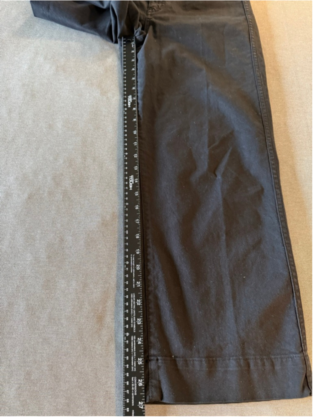 Marine Layer Bridget Slim Wide Leg Crop Pants navy size 8 - Picture 5 of 8